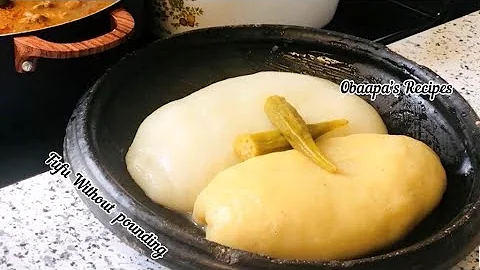 Cook With Me ~ How To Make Authentic Ghana Fufu | Two Types  & Taste Fresh!