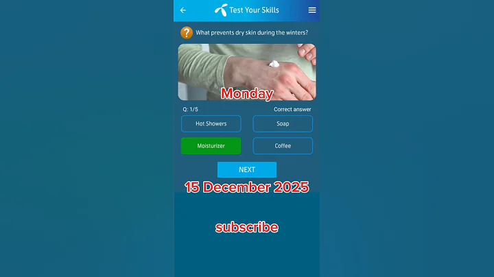 15 December 2025|my telenor today questions|today my telenor answers|today my telenor question