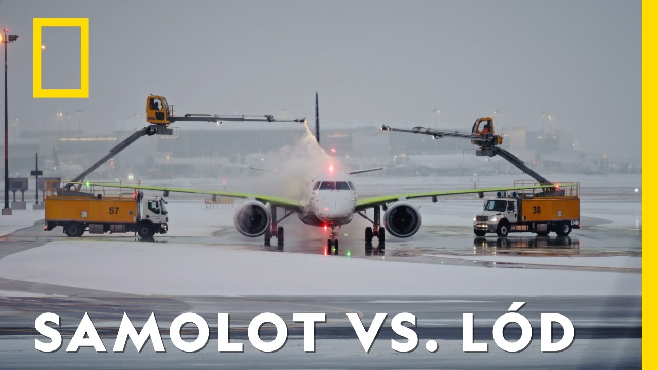 Zobacz, w jaki sposób chroni się samoloty przed uszkodzeniami od mrozu | Lotnisko w Toronto