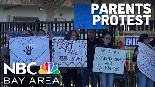 Parents rally against changes from school merger in San Jose