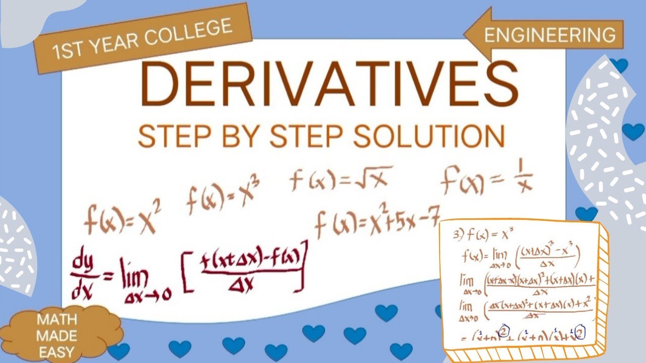 Differential Calculus | Derivatives problem Solving - YouTube