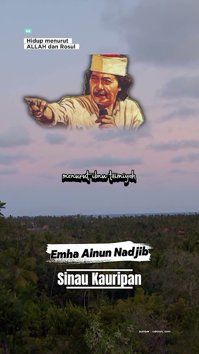 Hidup menurut ALLAH dan Rosul  |  Sinau Kauripan cak nun #maiyah #caknun #mbahnun