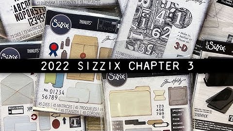 Tim Holtz Sizzix Chapter 3 (2022)
