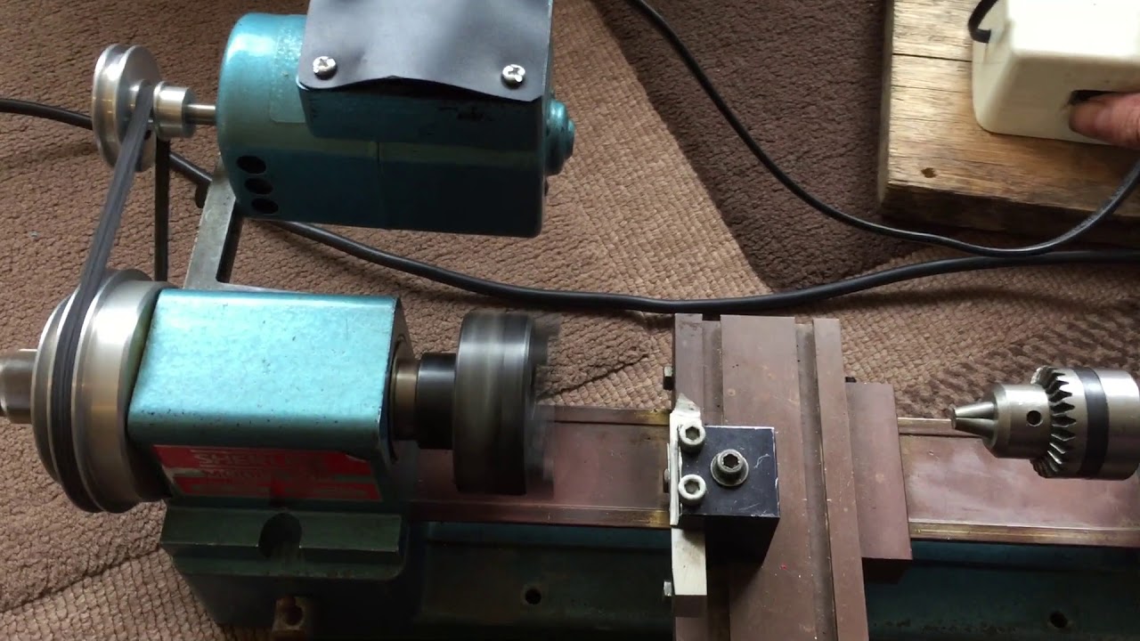Sherline 1100 Mini Lathe variable speed control YouTube