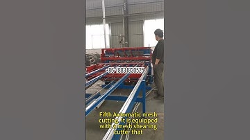 Full Automatic Wire Mesh Welding Panel Machine /Welded Wire Mesh Fence Machine Factory Price