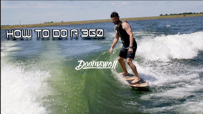 Do you struggle on the 360? #wakesurf #wakesurfing #summer