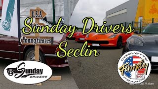 Rassemblement club Corvette Family France au Sunday Drivers de Seclin (59)