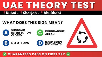 UAE RTA Theory Test 3 (2025) 🚘 | FREE Dubai Driving License Mock | Updated Study & Revision Guide