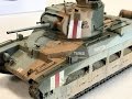 Building the Tamiya 1/35 Matilda infantry tank plastic model