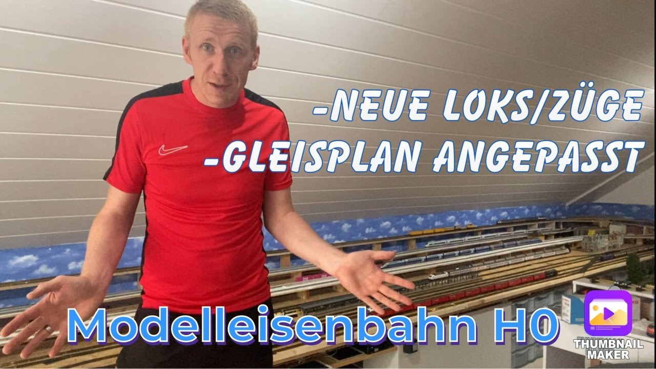 Modelleisenbahn H0,viel Fahrbetrieb, Gleisplananpassung #h0 #modeltrains #fun #hobby #viralvideo