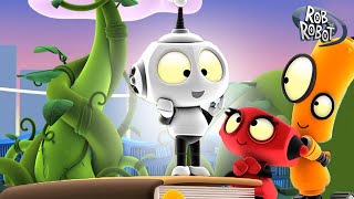 Rob And The Giant Beanstalk  Story Book Planet   Rob The Robot  Preschool Learning