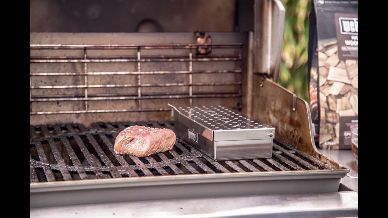 Gebruik van een Aroma Smoker box op de BBQ YouTube