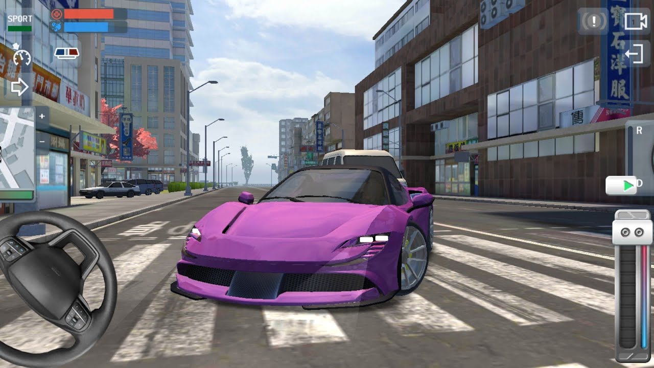 Ferrari sf90 police simulator car patrol