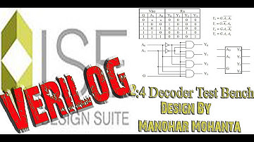 Verilog Implementation Of 2 4 Decoder Test Bench