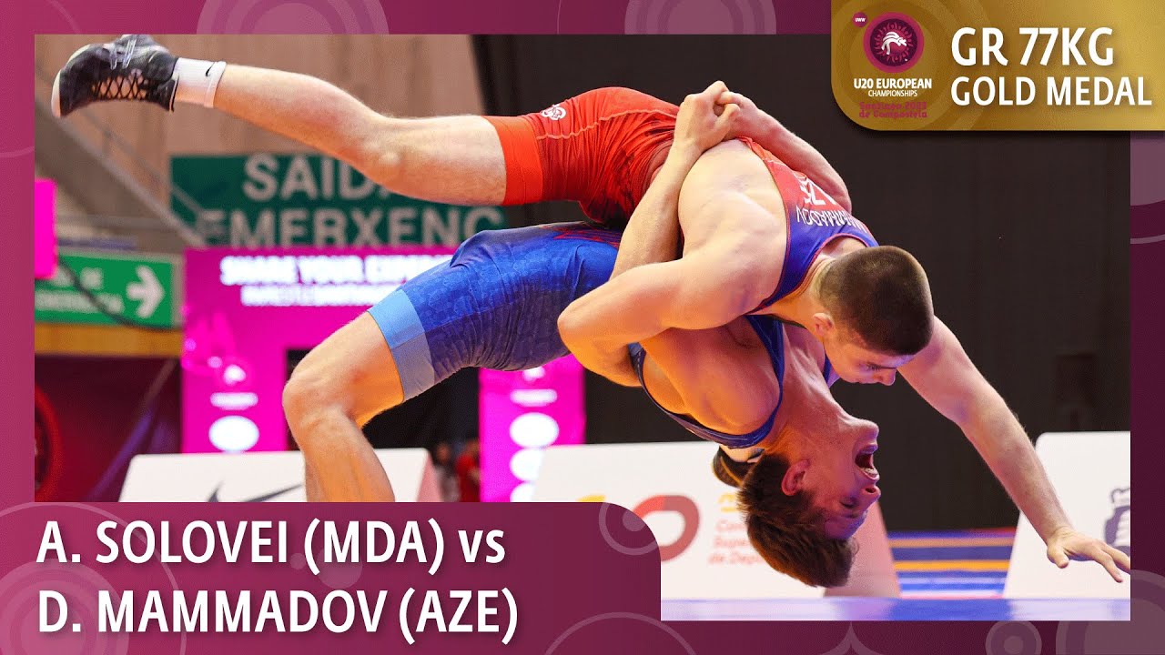 Золотая медаль • 77 кг • Давуд МАММАДОВ (Азербайджан) - Александру СОЛОВЕЙ (Mолдавия)