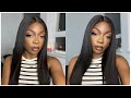 NEW KINKY STRAIGHT WEAR&amp;GO WIG + KINKY EDGES (DISCOUNT CODE INCLUDED) ft LUVME HAIR