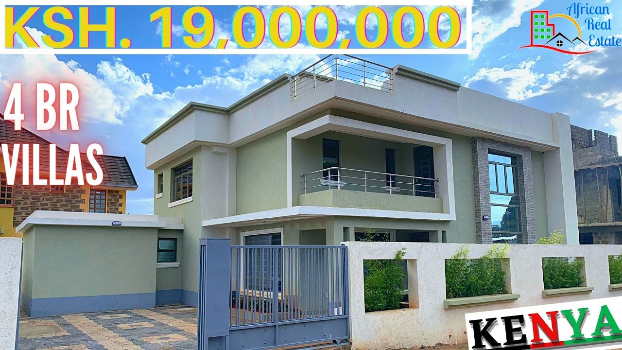 ⁣TOURING Ksh.19M ($190,000) Ruiru 4BR Villas- The best in its class- COSY & ULTRA MODERN