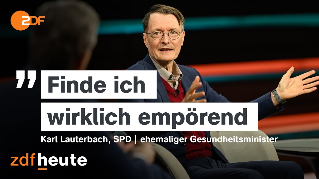 Debatte um Krankheitstage: Lauterbach kritisiert CDU-Vorschläge | Markus Lanz vom 29. Januar 2026
