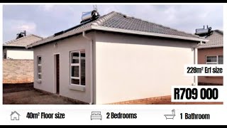 LEHAE 2 BEDROOM 40 m² Floor size - 228 Erf size