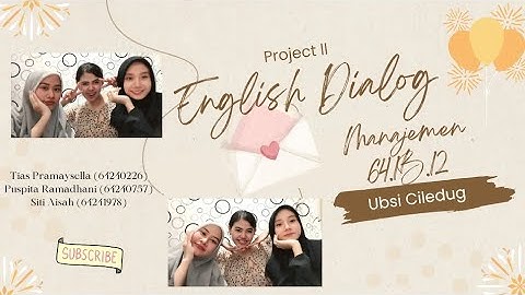 Project II Bhsa Inggris "For A Real Invitation" || Universitas BSI Ciledug