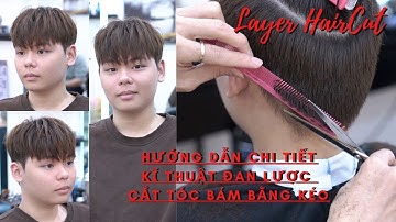 Chia Sẻ Mẹo Hay Và Kinh Nghiệm Trong Kĩ Thuật Cắt Tóc Nam Bằng Kéo | Layercut | TUẤN BARBER SHARING