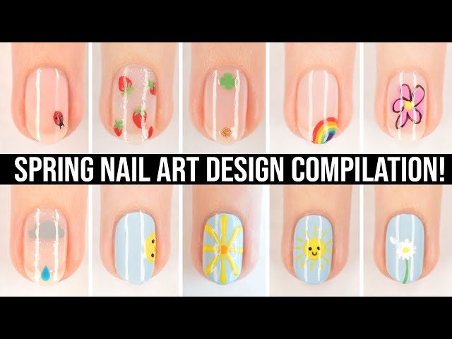 30 Easy Drag Marble Nail Art Ideas | New Nail Art Compilation #396 | Na...  : r/Nailicious