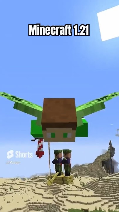 Boot anleinen #minecraft update 1.21 🎶 I believe I can fly 🎶 #shorts ...