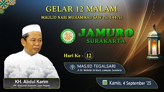 Download Lagu Live - Malam Puncak Ke 12 , tempat: MASJID TEGALSARI \ MP3