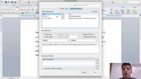 Using Write-N-Cite Part II: APA Formatting in MS Word
