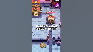 Goblin Barrel Trauma 💀👺 #clashroyale