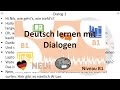 Dialoge B1 | Deutsch lernen durch Hören | 33 | #deutschlernen