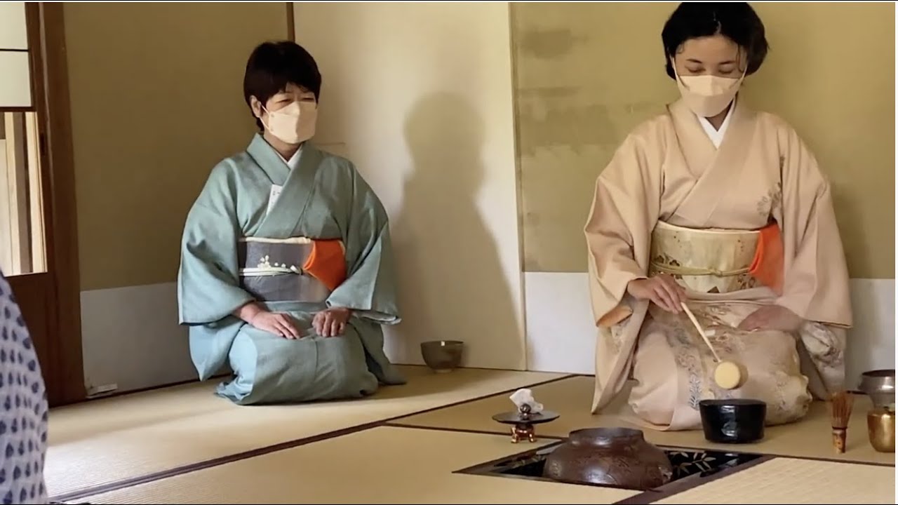 茶室/北鎌倉宝庵】椿茶会2022-抹茶席- 表千家 - YouTube