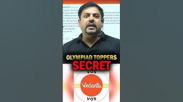 How Olympiad Toppers Prepare – Secret Strategy 🔥 #harshsir #toppers #olympiad #vedantu #shorts