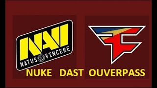 FaZe vs Natus Vincere [RU]:\NUKE, DAST, OUVERPASS\ IEM Katowice 2020 | Groups Stage