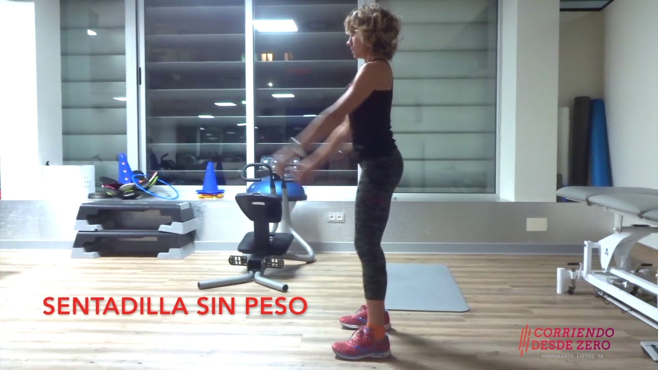 running team Sentadilla sin peso