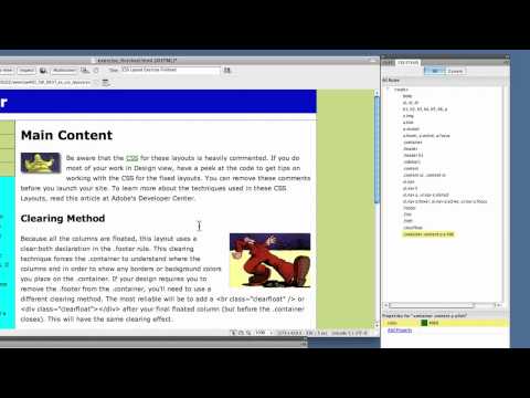 Understanding Compound CSS Rules in Dreamweaver