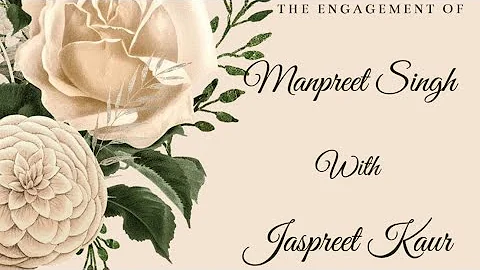 Live Engagement || Manpreet With Jaspreet || Video...