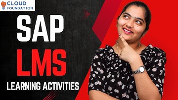 SAP LMS Learning Activities | Learning Activities In SAP LMS | SAP LMS Training | CloudFoundation