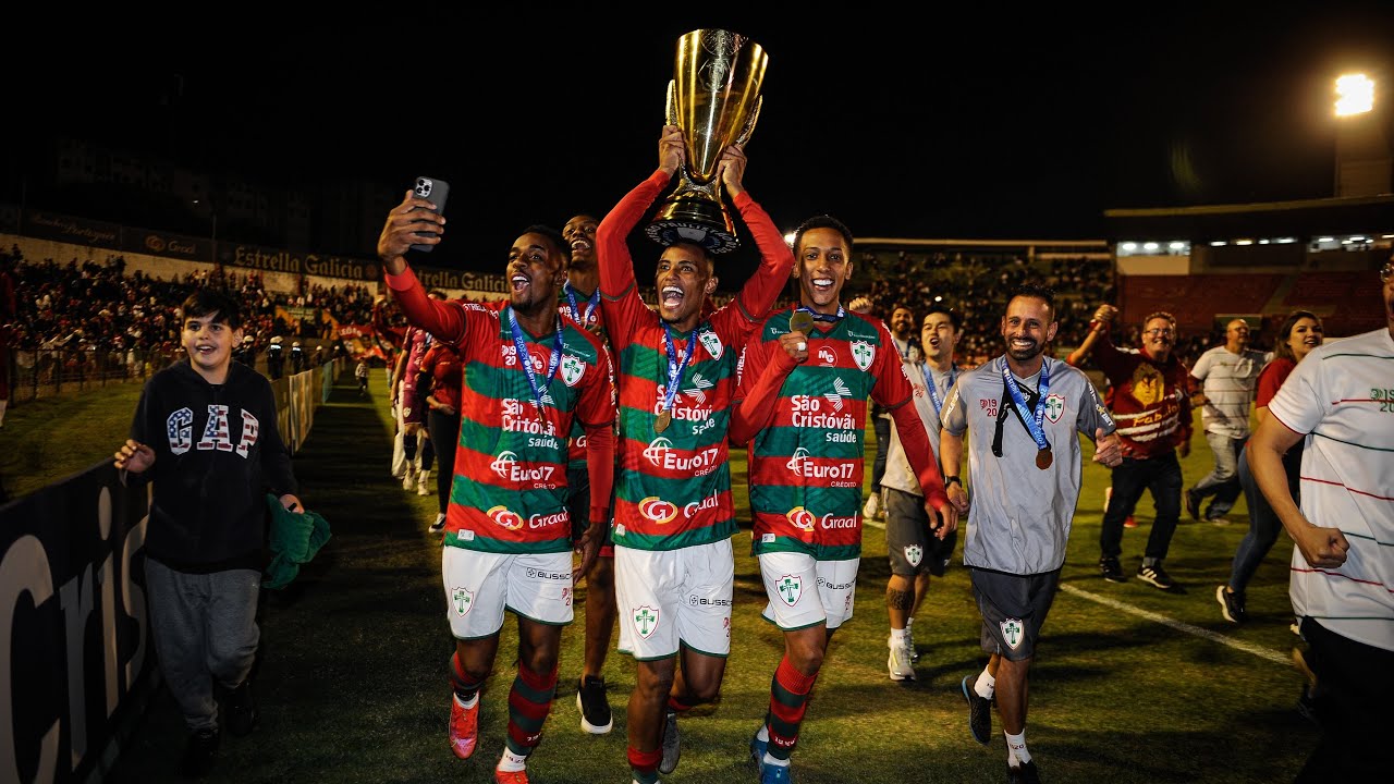 A FESTA E O CLIMA DA CONQUISTA DO TÍTULO DA PORTUGUESA NO CANINDÉ!!