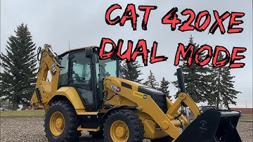 Caterpillar 420XE Backhoe - Dual Mode tutorial