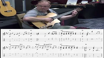 Richard Smith (with Tommy Emmanuel) - The Entertainer Full Transcription