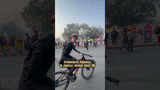 This Guy Installed Hydraulic Brakes In Single Speed 5K Modification