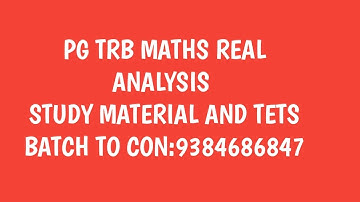 Real analysis important problem contact:9384686847