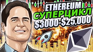 Ethereum Суперцикл Начался ? Прогноз Цены От Марк Кьюбан