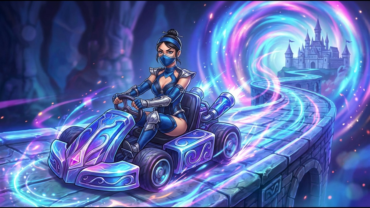 Kitana conquers the Blue Key cup!