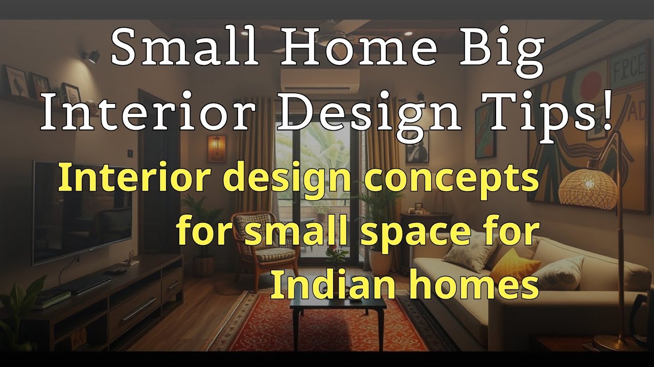 Small Indian Home Interior Design ideas! Small Space Big Style House in ...