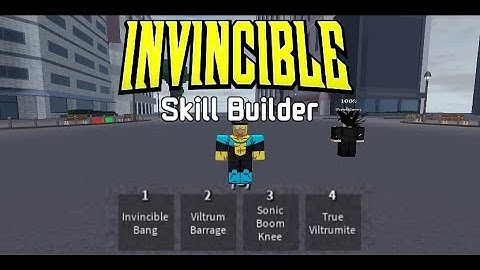 Invincible Moveset Skill Builder | The Strongest Battlegrounds