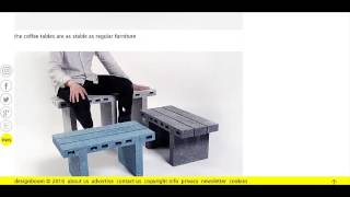 Brick Strong Furniture Made From Newspapers