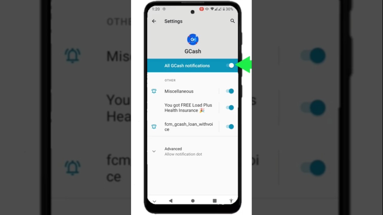 How to turn on gcash push notification to receive OTP | Paano i-On ang Push Notification sa GCash