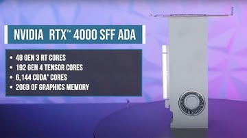 NVIDIA RTX 4000 SFF Benchmarks | Featuring the EdgeCube by ClearCube Technology